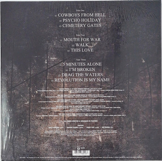 Pantera : 1990-2000: A Decade Of Domination (LP, RE, Bla + LP, S/Sided, Etch, RE, Bla + Comp, L)