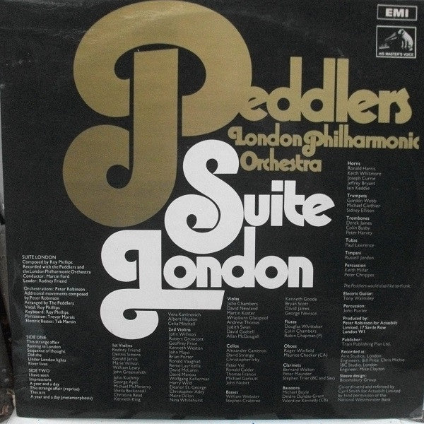 The Peddlers And London Philharmonic Orchestra : Suite London (LP, Album)
