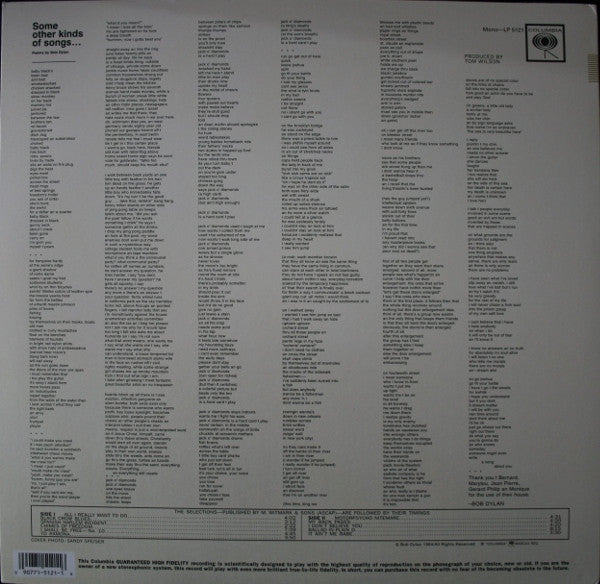 Bob Dylan : Another Side Of Bob Dylan (LP, Album, Mono, RE, 180)