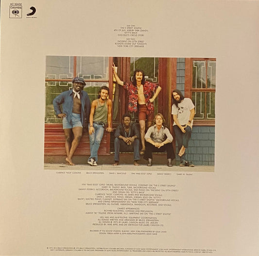 Bruce Springsteen : The Wild, The Innocent & The E Street Shuffle (LP, Album, RE, RM, 180)