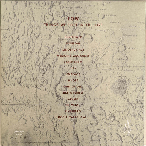 Low : Things We Lost In The Fire (LP + LP, S/Sided, Etch, RP + Album, RE)