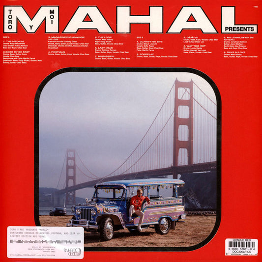 Toro Y Moi : Mahal (LP, Album, Ltd, Red)