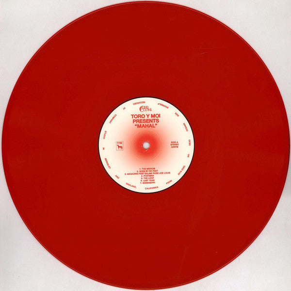 Toro Y Moi : Mahal (LP, Album, Ltd, Red)