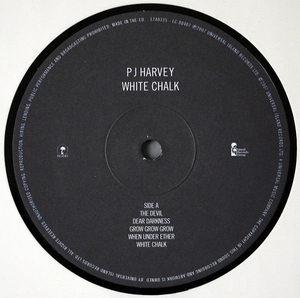 PJ Harvey : White Chalk (LP, Album, 180)