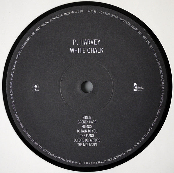PJ Harvey : White Chalk (LP, Album, 180)