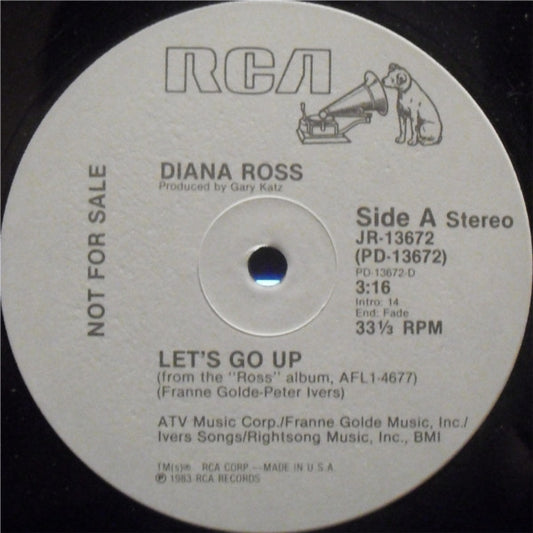 Diana Ross : Let's Go Up (12", Promo)