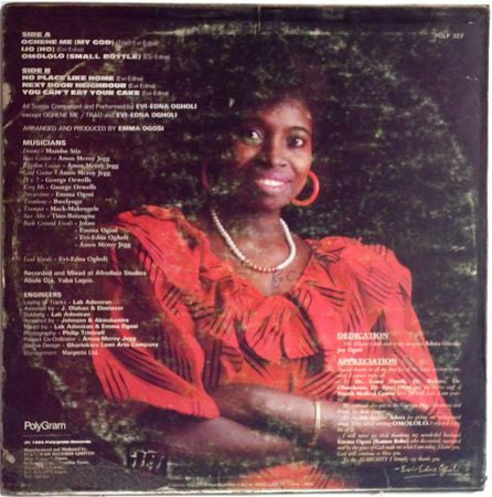 Evi-Edna Ogholi : No Place Like Home (LP, Album)