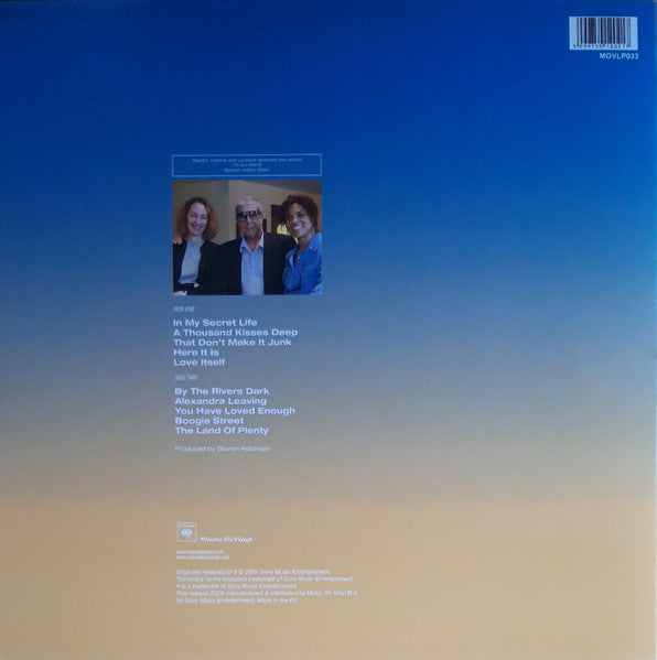 Leonard Cohen : Ten New Songs (LP, Album, RE, RM, 180)