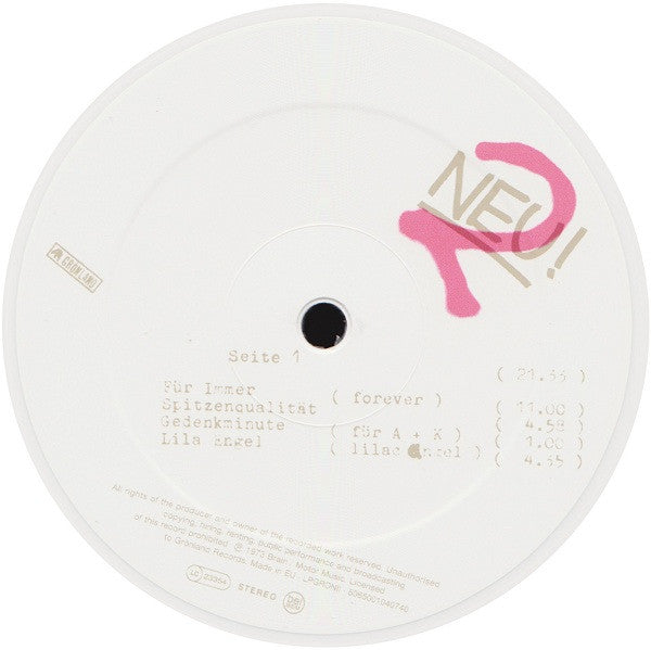Neu! : Neu! 2 (LP, Album, RE, Whi)