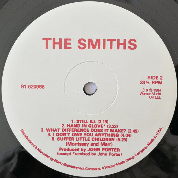 The Smiths : The Smiths (LP, Album, RE, RM, 180)