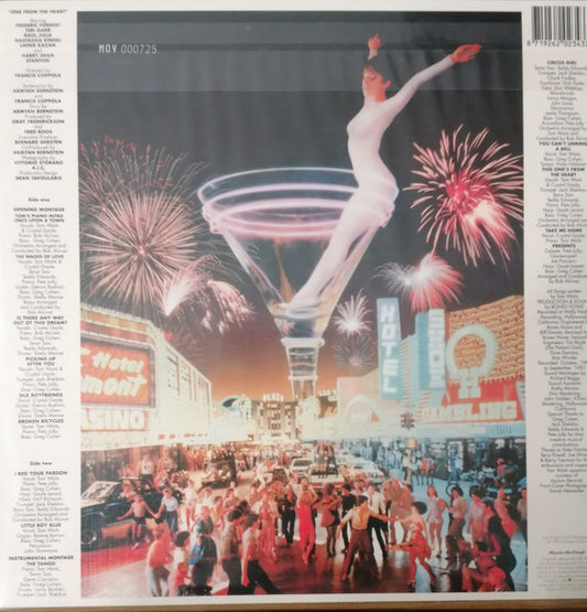 Tom Waits And Crystal Gayle : One From The Heart (The Original Motion Picture Soundtrack Of Francis Coppola's Movie) (LP, Album, Ltd, Num, RE, Pin)