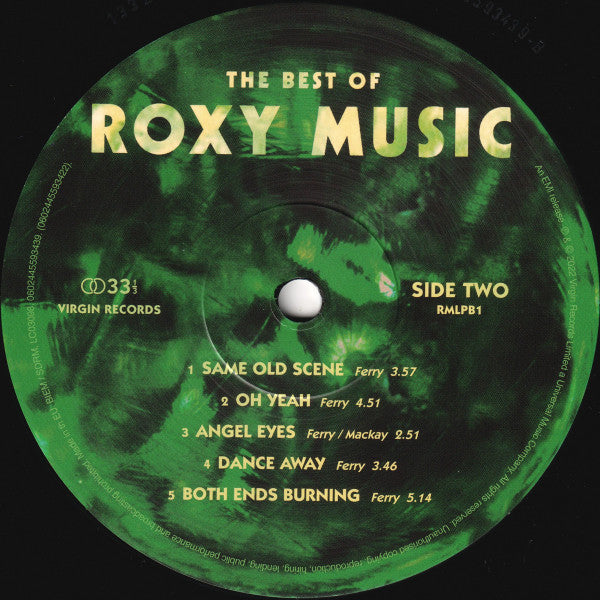 Roxy Music : The Best Of Roxy Music (2xLP, Comp, RE, RM, Hal)
