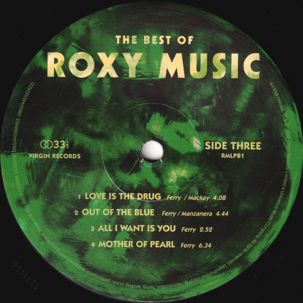 Roxy Music : The Best Of Roxy Music (2xLP, Comp, RE, RM, Hal)