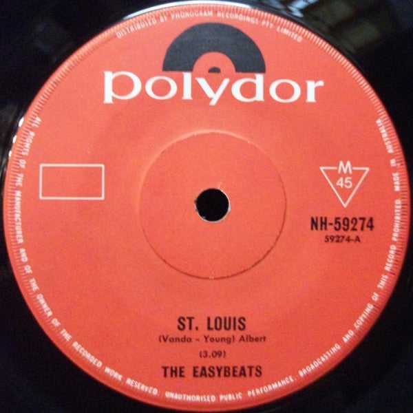 The Easybeats : St. Louis  (7", Single, No )