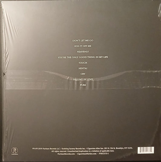 Cigarettes After Sex : Cry (LP, Album)