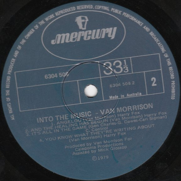 Van Morrison : Into The Music (LP, Album)