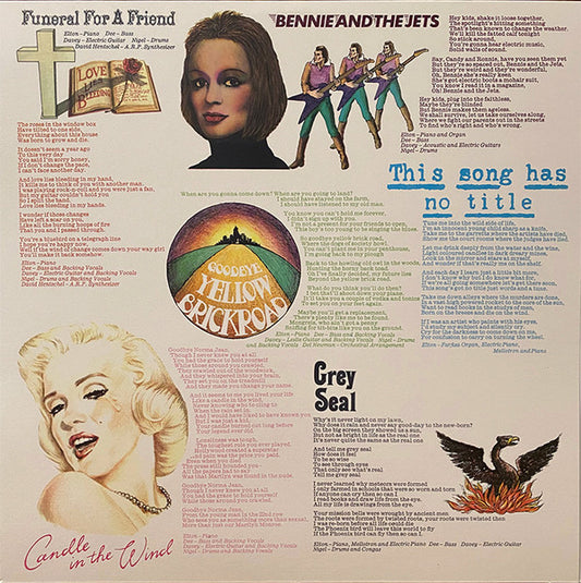 Elton John : Goodbye Yellow Brick Road (2xLP, Album, RM, Tri)
