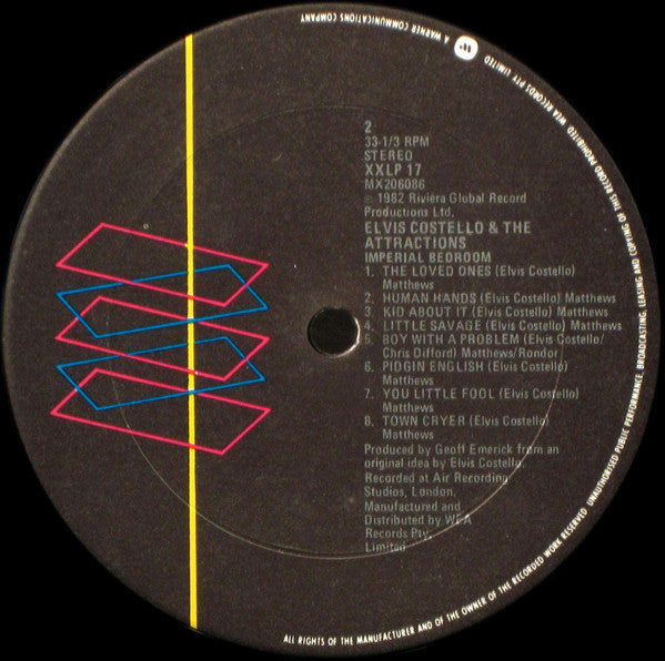 Elvis Costello & The Attractions : Imperial Bedroom (LP, Album)