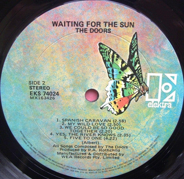 The Doors : Waiting For The Sun (LP, Album, RP)