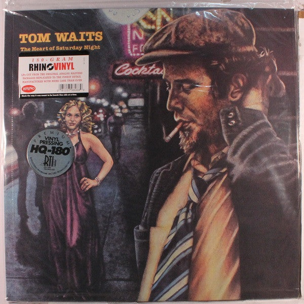 Tom Waits : The Heart Of Saturday Night (LP, Album, RE, 180)