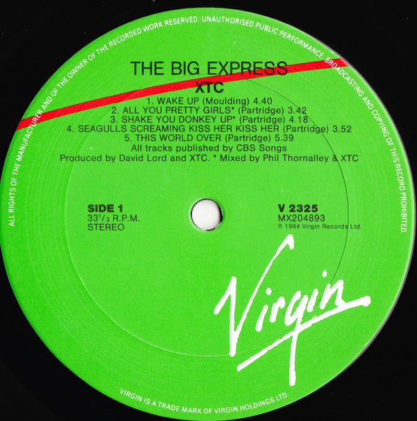 XTC : The Big Express (LP, Die)