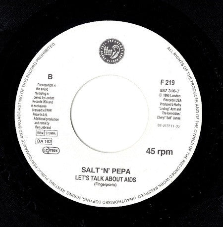 Salt 'N' Pepa : Shoop (7", Single)