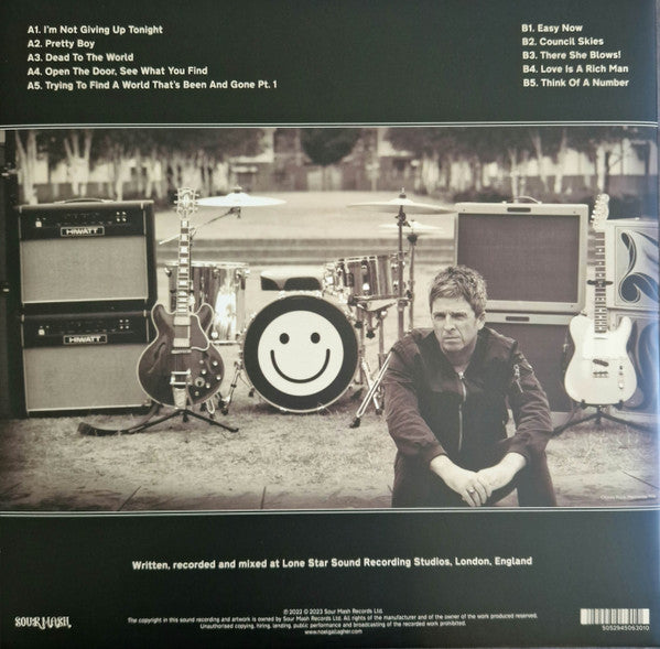 Noel Gallagher's High Flying Birds : Council Skies  (LP, Album, Gat + 7")