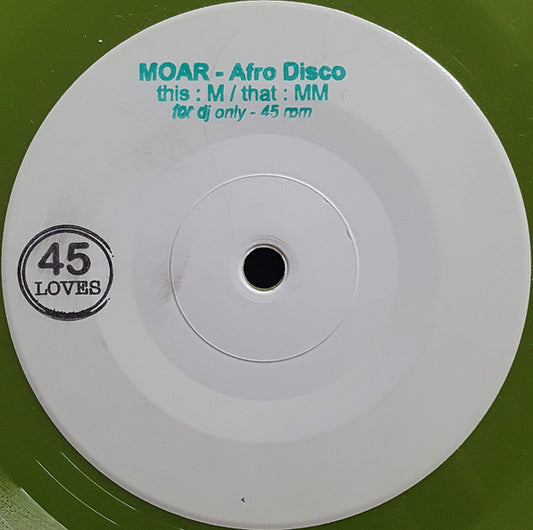 Moar : Afro Disco (7", Gre)