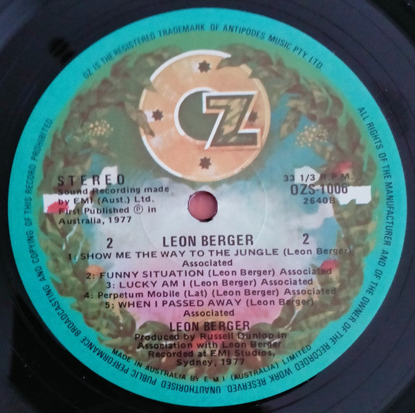 Leon Berger : Leon Berger (LP, Album)