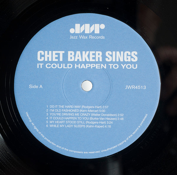 Chet Baker : It Could Happen To You (LP, Album, Ltd, RE, RM, 180)