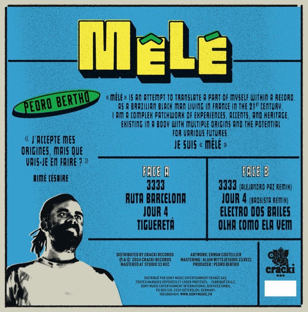 Pedro Bertho : Mêlé (12", MiniAlbum)