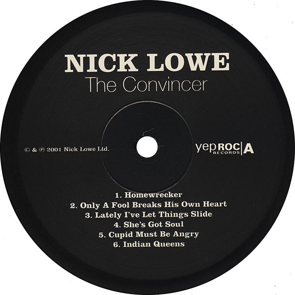 Nick Lowe : The Convincer (LP, Album, RE)