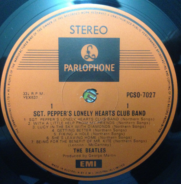 The Beatles : Sgt. Pepper's Lonely Hearts Club Band (LP, Album, RP)