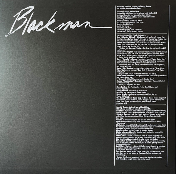 Don Blackman : Don Blackman (LP, Album, Club, RE, RM, Gat)