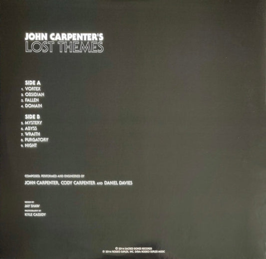 John Carpenter : Lost Themes (LP, Album, RE, Bla)