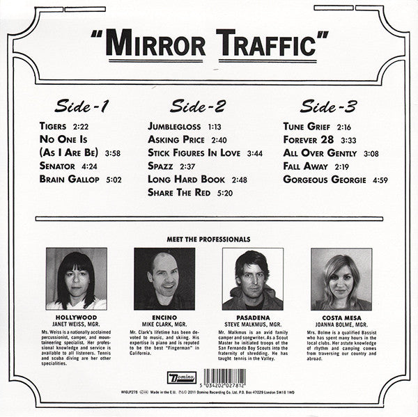 Stephen Malkmus & The Jicks : Mirror Traffic (LP + LP, S/Sided, Etch + Album)