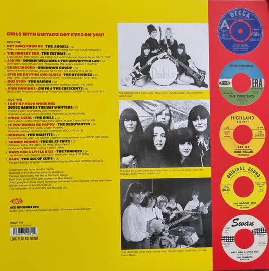 Various : Girls With Guitars Got Eyes On You! (LP, Comp, Mono, Tra)