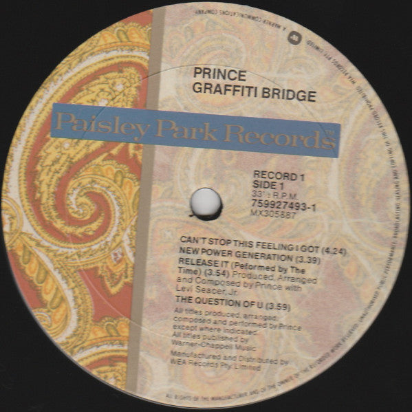 Prince : Graffiti Bridge (2xLP, Album)