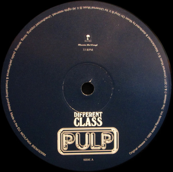 Pulp : Different Class (LP, Album, RE, 180)