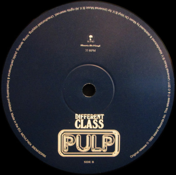 Pulp : Different Class (LP, Album, RE, 180)