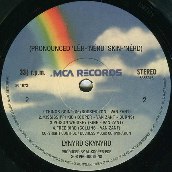 Lynyrd Skynyrd : (Pronounced 'Lĕh-'nérd 'Skin-'nérd) (LP, Album, RE, 180)