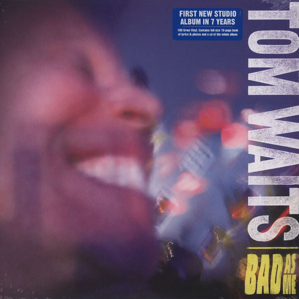 Tom Waits : Bad As Me (LP, Album, 180 + CD, Album)