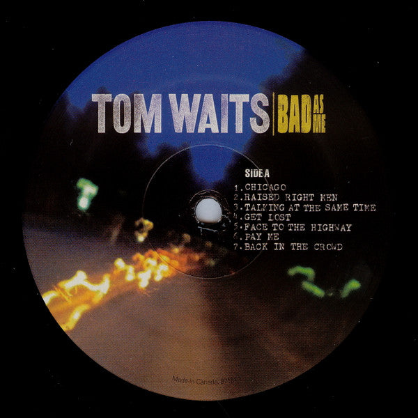 Tom Waits : Bad As Me (LP, Album, 180 + CD, Album)