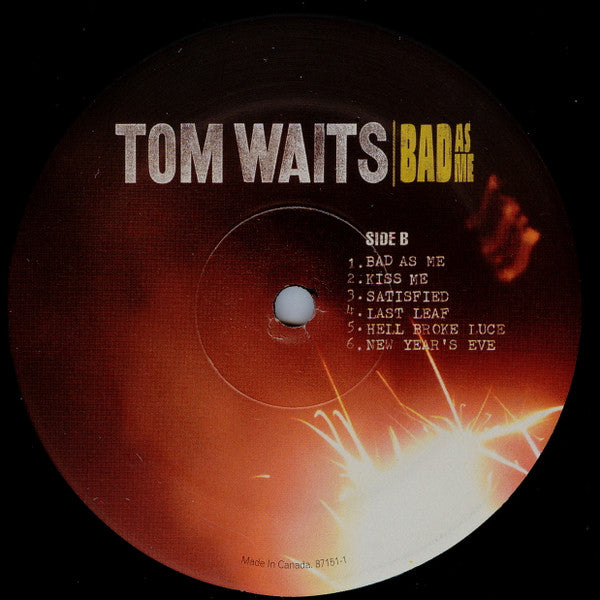Tom Waits : Bad As Me (LP, Album, 180 + CD, Album)
