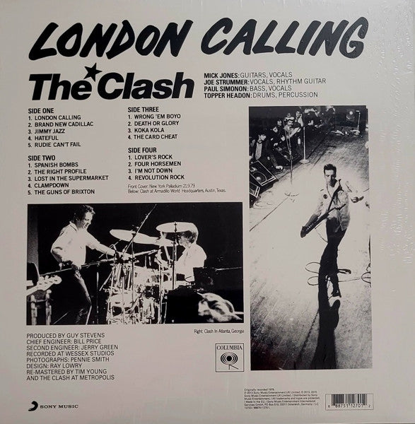 The Clash : London Calling (2xLP, Album, RE, RM, 180)