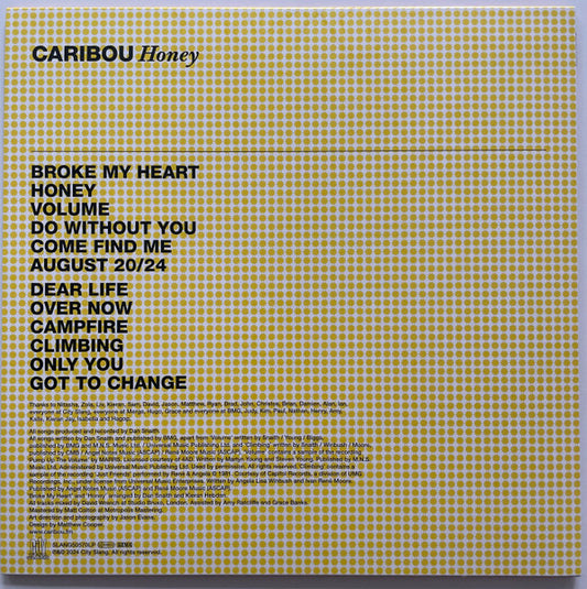 Caribou : Honey (LP, Ltd, Yel)