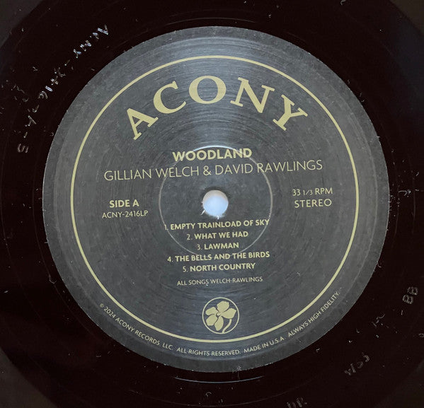 Gillian Welch & David Rawlings : Woodland (LP, Album)