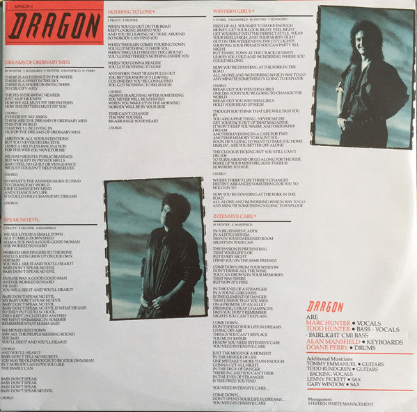 Dragon (5) : Dreams Of Ordinary Men (LP, Album)