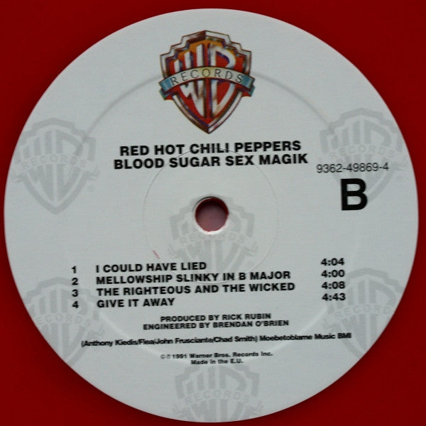 Red Hot Chili Peppers : Blood Sugar Sex Magik (2xLP, Album, RSD, Ltd, Num, RE, RP, Red)