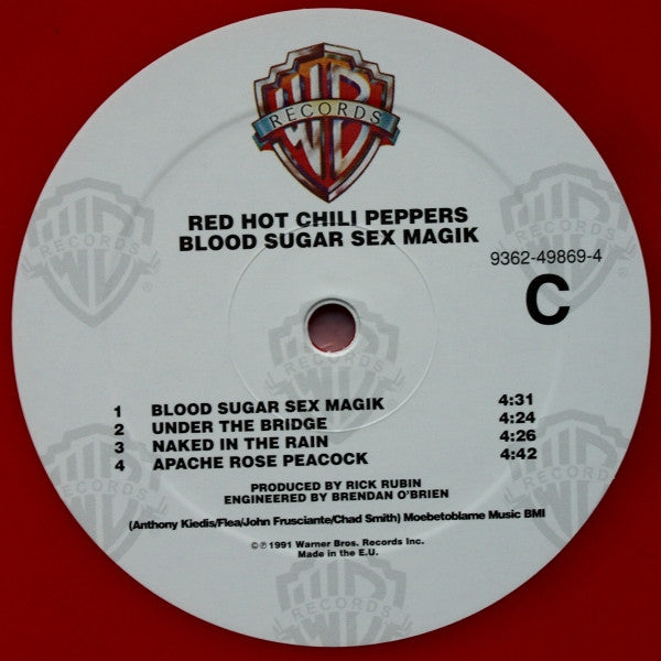 Red Hot Chili Peppers : Blood Sugar Sex Magik (2xLP, Album, RSD, Ltd, Num, RE, RP, Red)